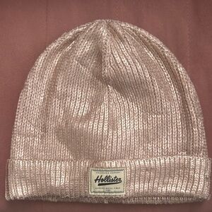 Hollister Metallic Knit Beanie